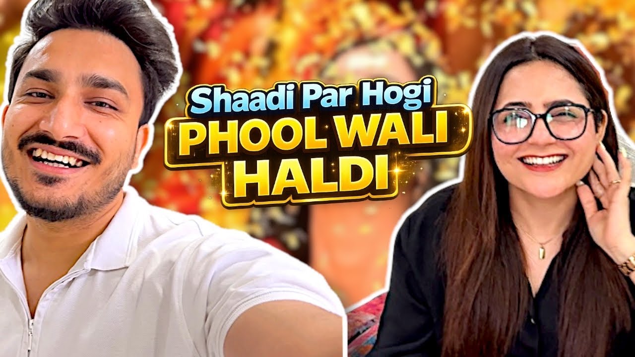 Foolon wali Haldi karenge || #vlog #wedding 