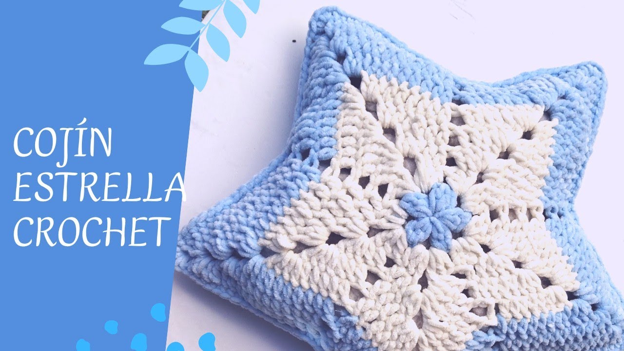 Cojín Estrella a Crochet ⭐🤩💚