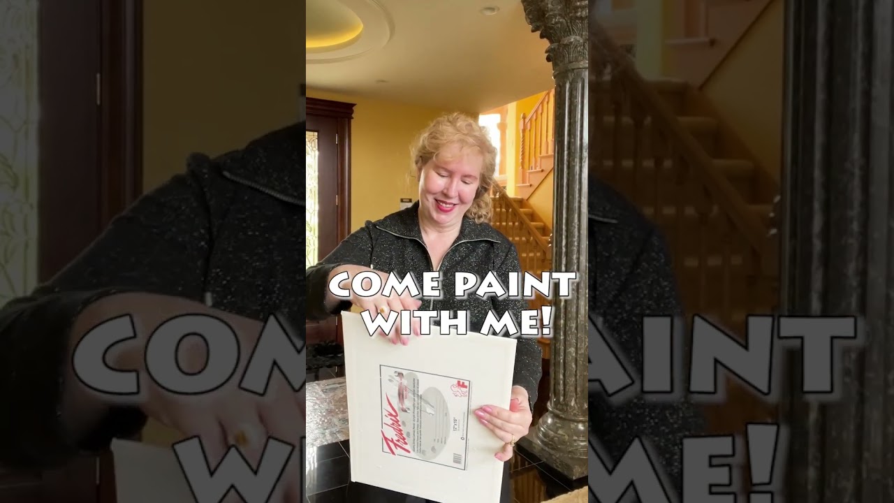 Creating Realistic Effects: Painting a Yellow Rose  #shorts #acrylic #painting #roseartchallenge