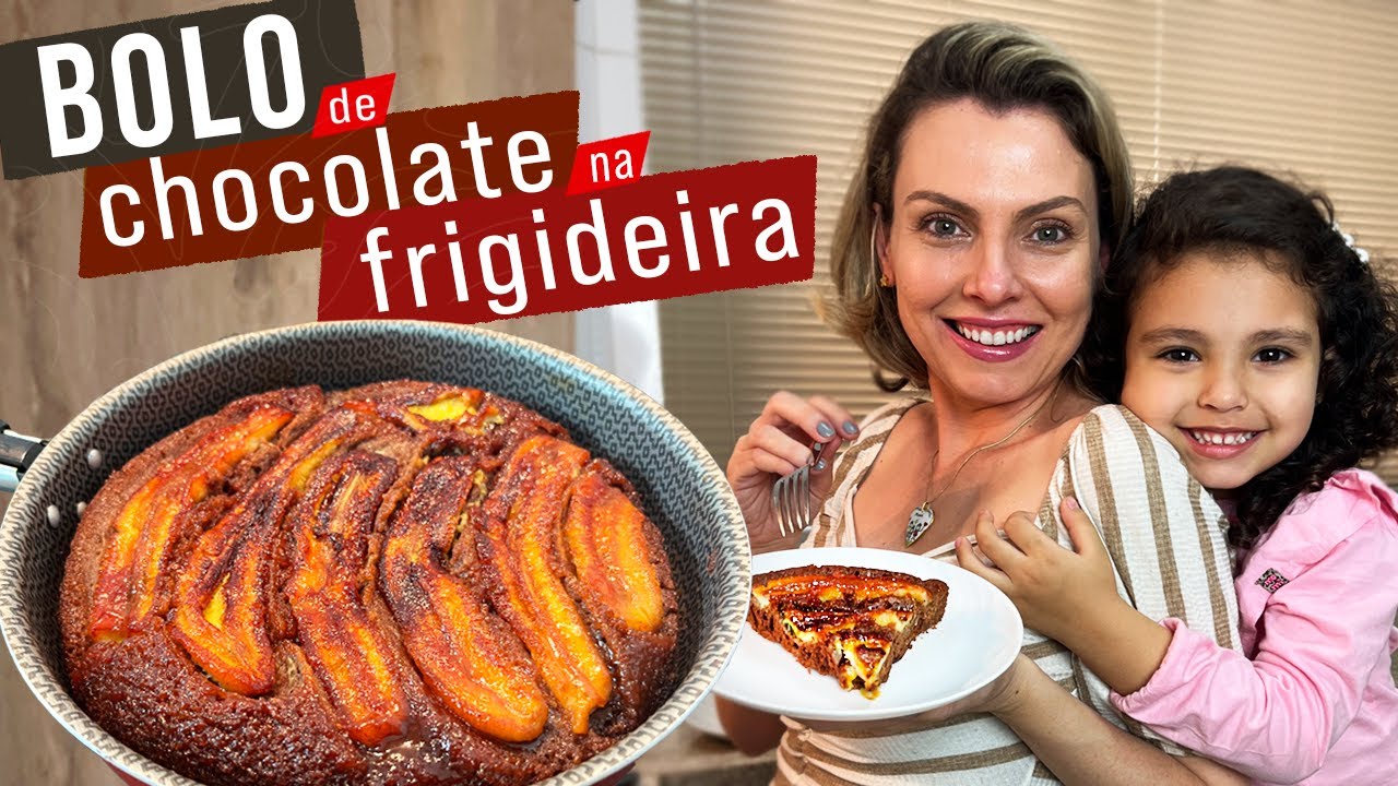 NA FRIGIDEIRA! BOLO DE CHOCOLATE FÁCIL DEMAIS
