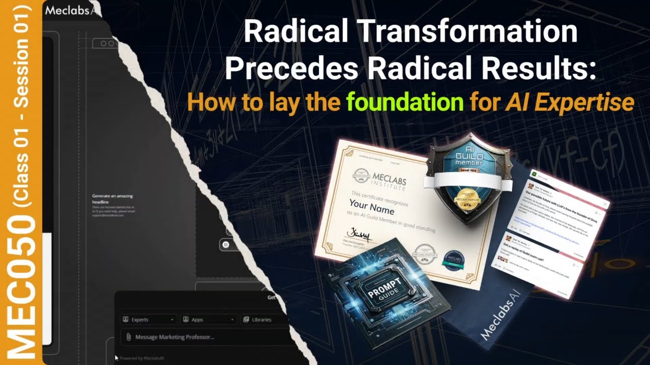Radical Transformation Precedes Radical Results: How to lay the foundation for AI Expertise.
