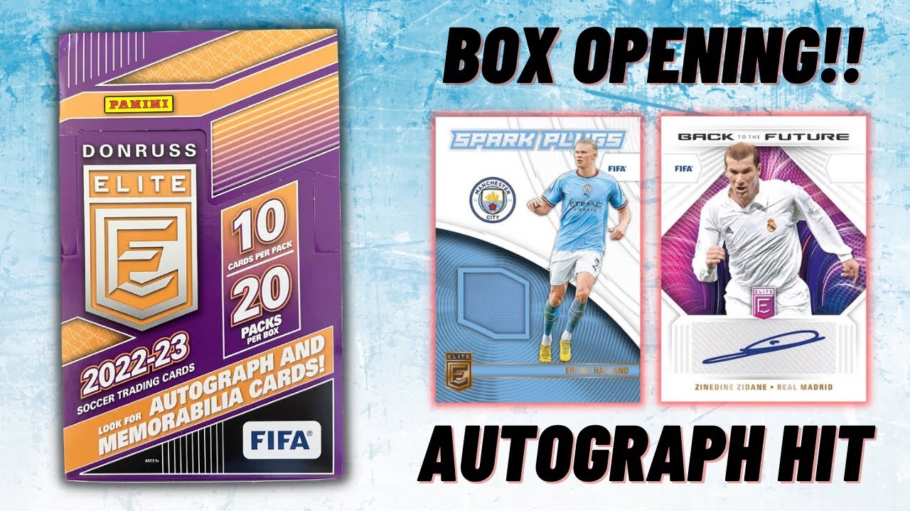 NEW! Panini Donruss Elite FIFA 2022/23 retail box opening! Autograph hit!