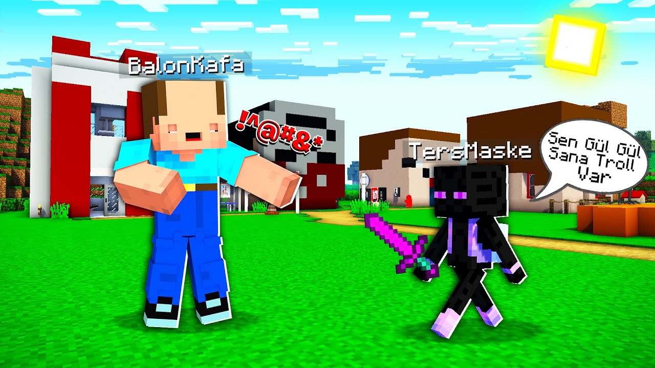 BALON KAFA'YI KÜÇÜK ENDERMAN OLARAK TROLLEDİM !! - BalonCraft #246 - Minecraft