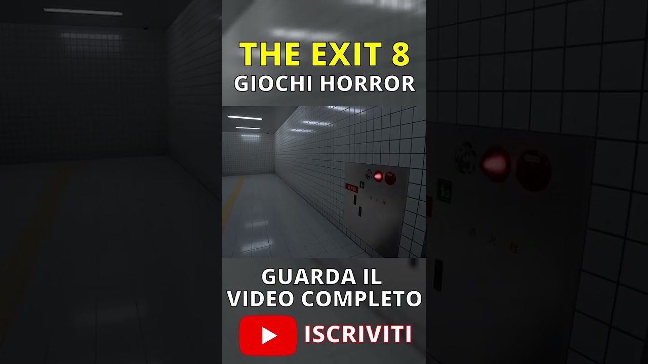 INTRAPPOLATO in una metropolitana INFINITA? - The Exit 8 #horror #italia #backrooms #alexworldboxer