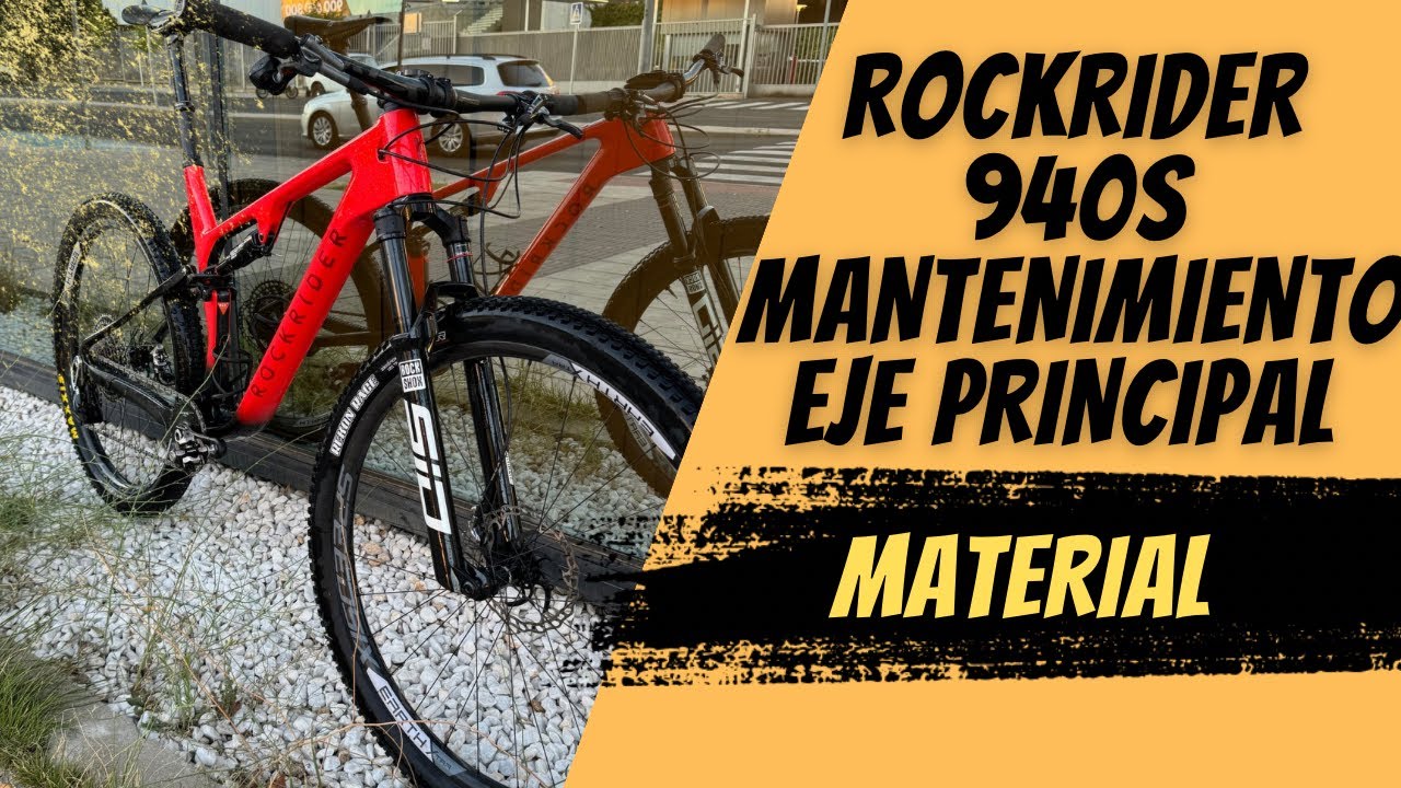 Mantenimiento Rockrider 940s, no la desmontes sin ver este video
