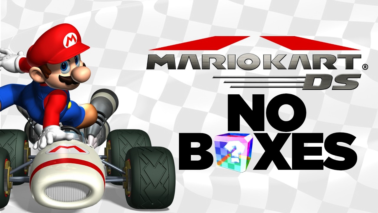 I tried to beat Mario Kart DS WITHOUT TOUCHING AN ITEM BOX!