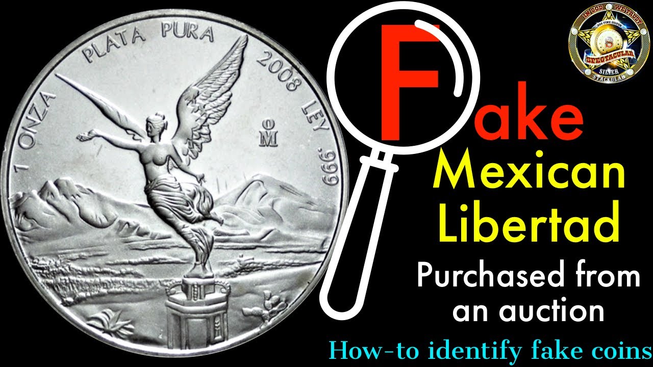 Fake silver Mexican Libertad from an auction! How to identify fakes.