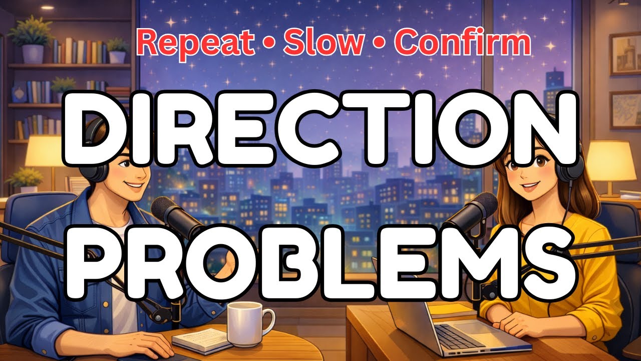 How to Talk About Direction Problems in English  | Easy English Conversation