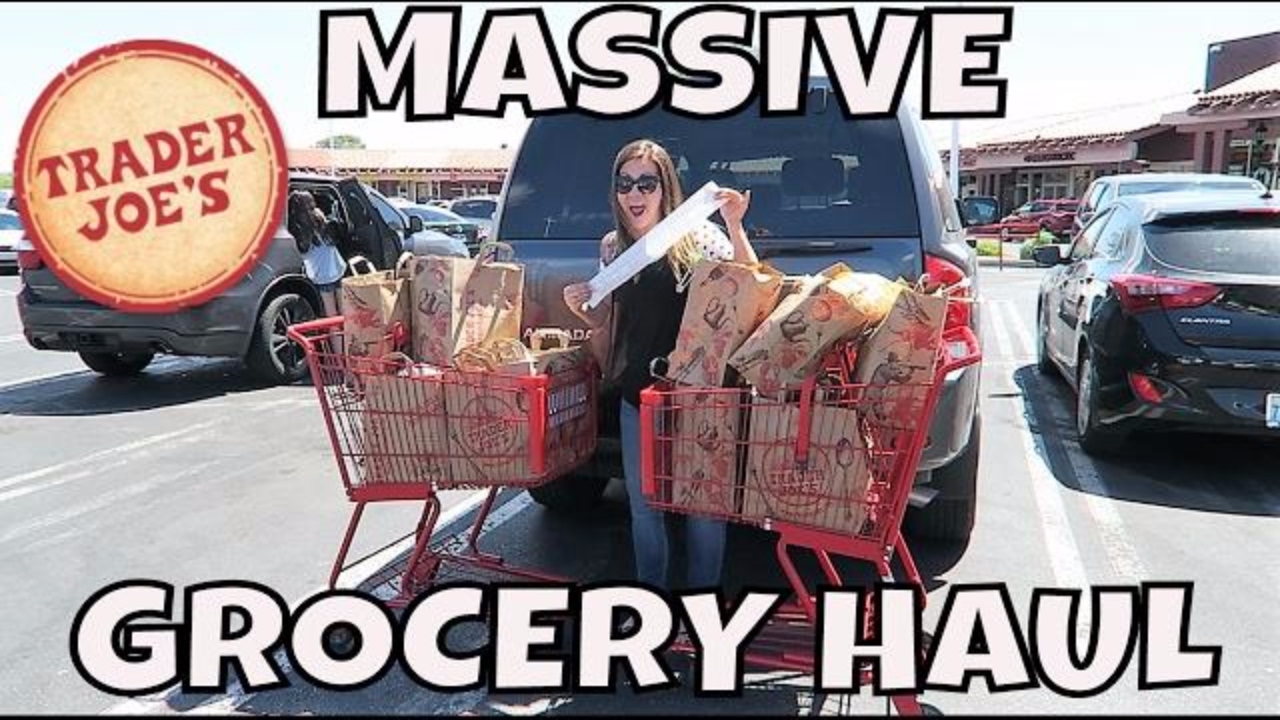 MASSIVE TRADER JOE'S GROCERY HAUL | PHILLIPS FamBam Grocery Hauls