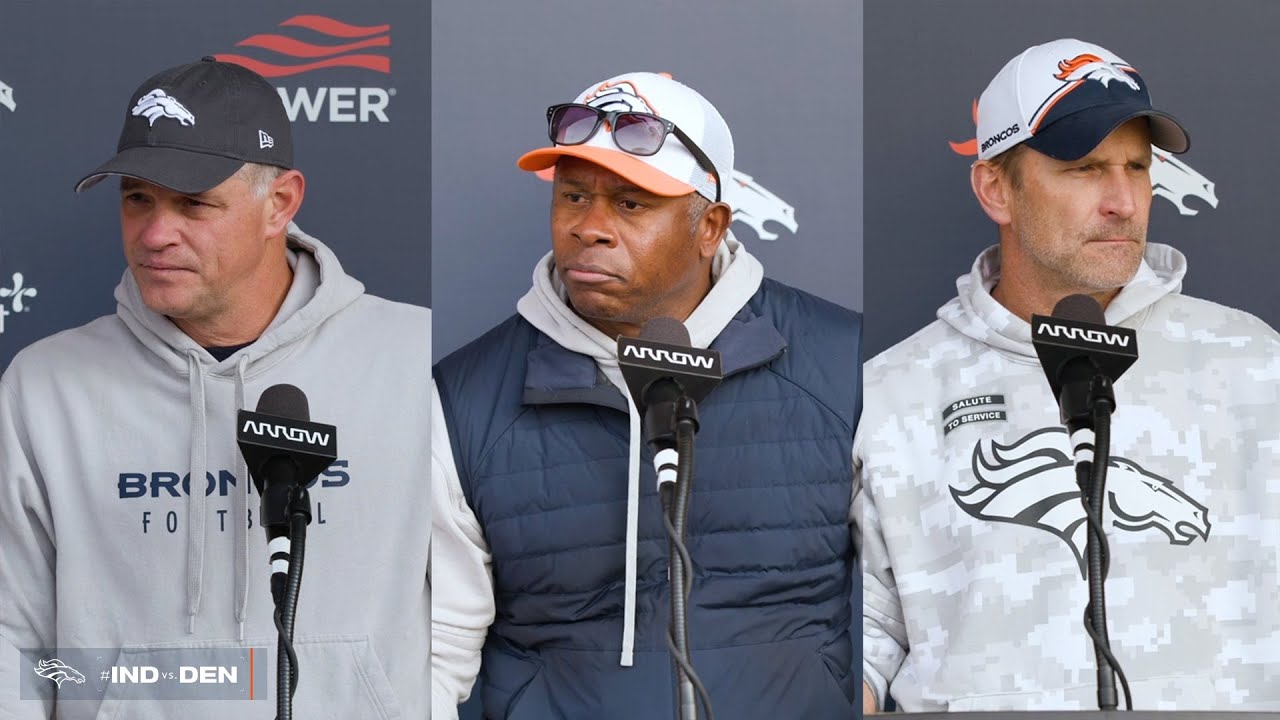 #INDvsDEN coordinator availability:OC Joe Lombardi, DC Vance Joseph, STC Ben Kotwica preview Week 15