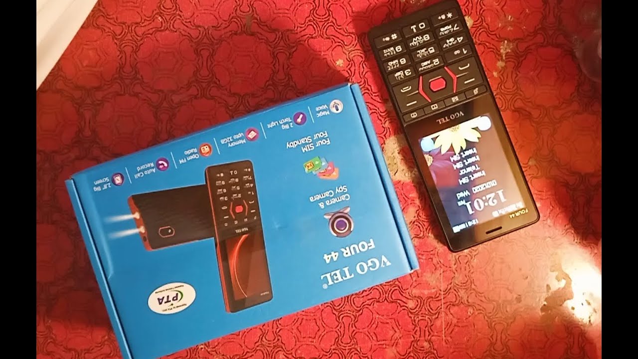 Vgotel Four 44  4 Sim Phone Black Blue Unboxing & Review 2023