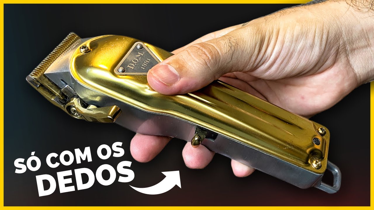 COMO SEGURAR MÁQUINA DE CORTAR CABELO PARA CORTAR MELHOR