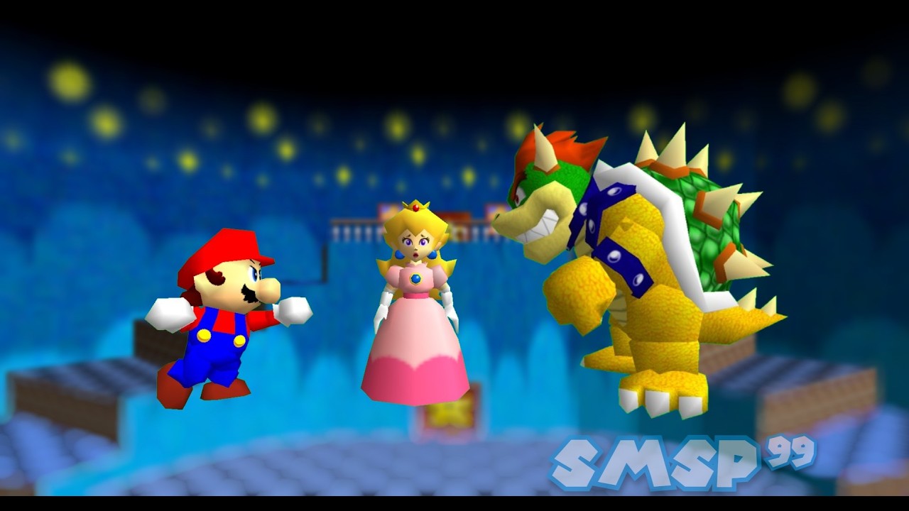 SM64 bloopers: Mario Vs. Bowser