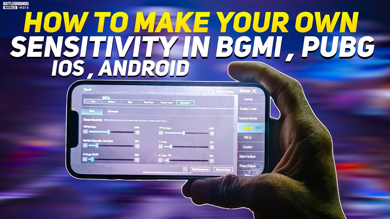 How To Make Your Own Sensitivity | Best Zero Recoil Sensitivity For BGMI | Sensitivity Code