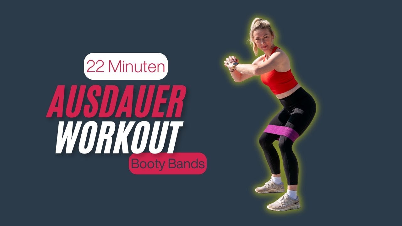 22 MINUTEN - AUSDAUER WORKOUT - Booty Bands geeignet // fit.physio.katrin