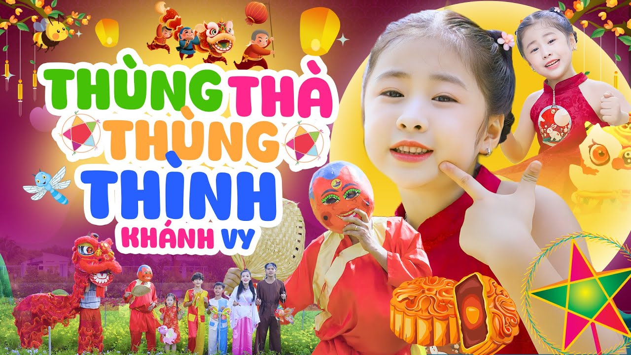 Thùng Thình Thùng Thình, Rước Đèn Ông Sao, Bé Chơi Trung Thu ⭐ Nhạc Thiếu Nhi Trung Thu Múa Lân 2025