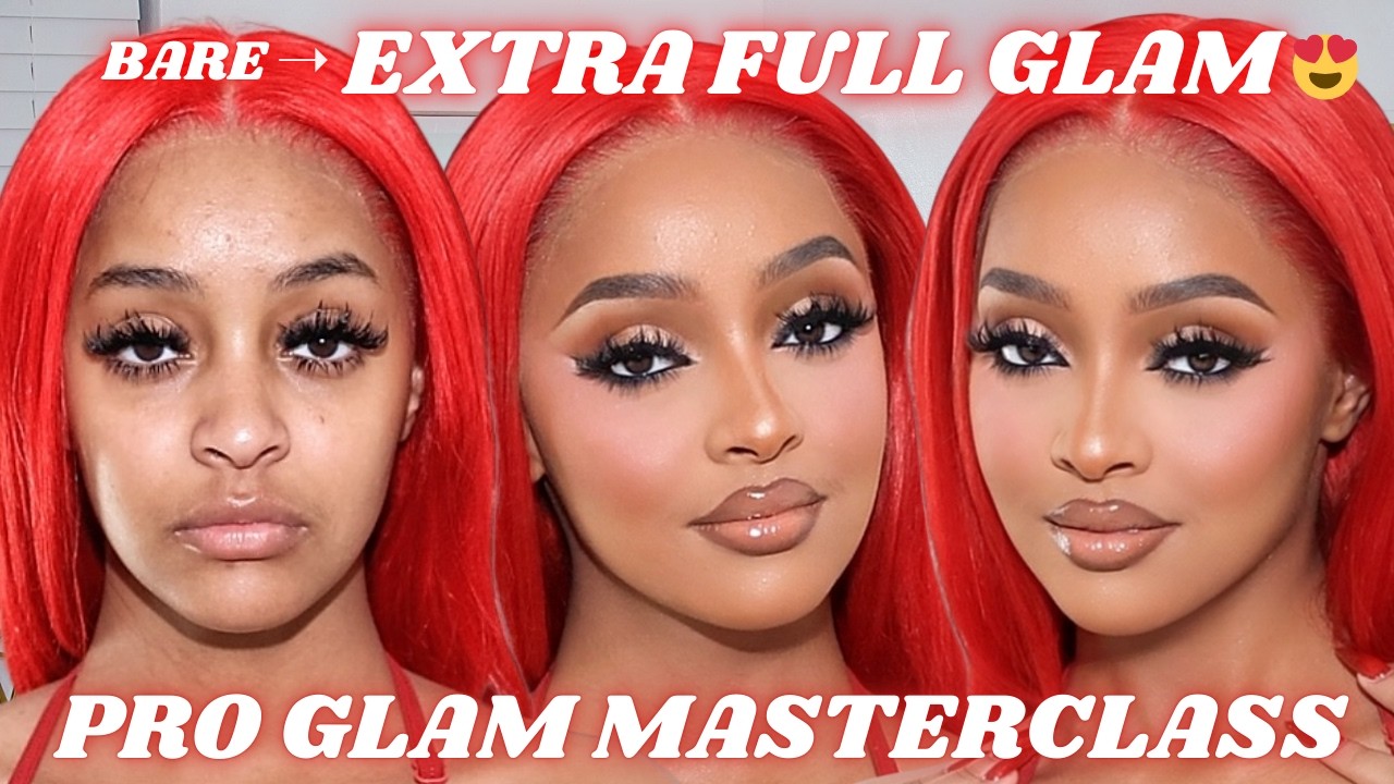 From BARE to EXTRA FULL GLAM 😍 | Step-by-Step Makeup Masterclass (Pro Tips!)