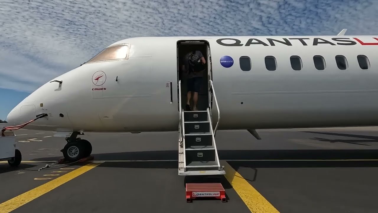 QantasLink flight from Emerald to Brisbane