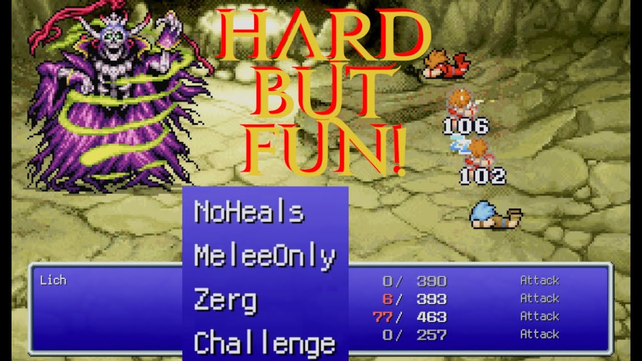 FF1, Played Differently | Melee Only Challenge; Full Run Explained | Voiced Commentary {Full Game}