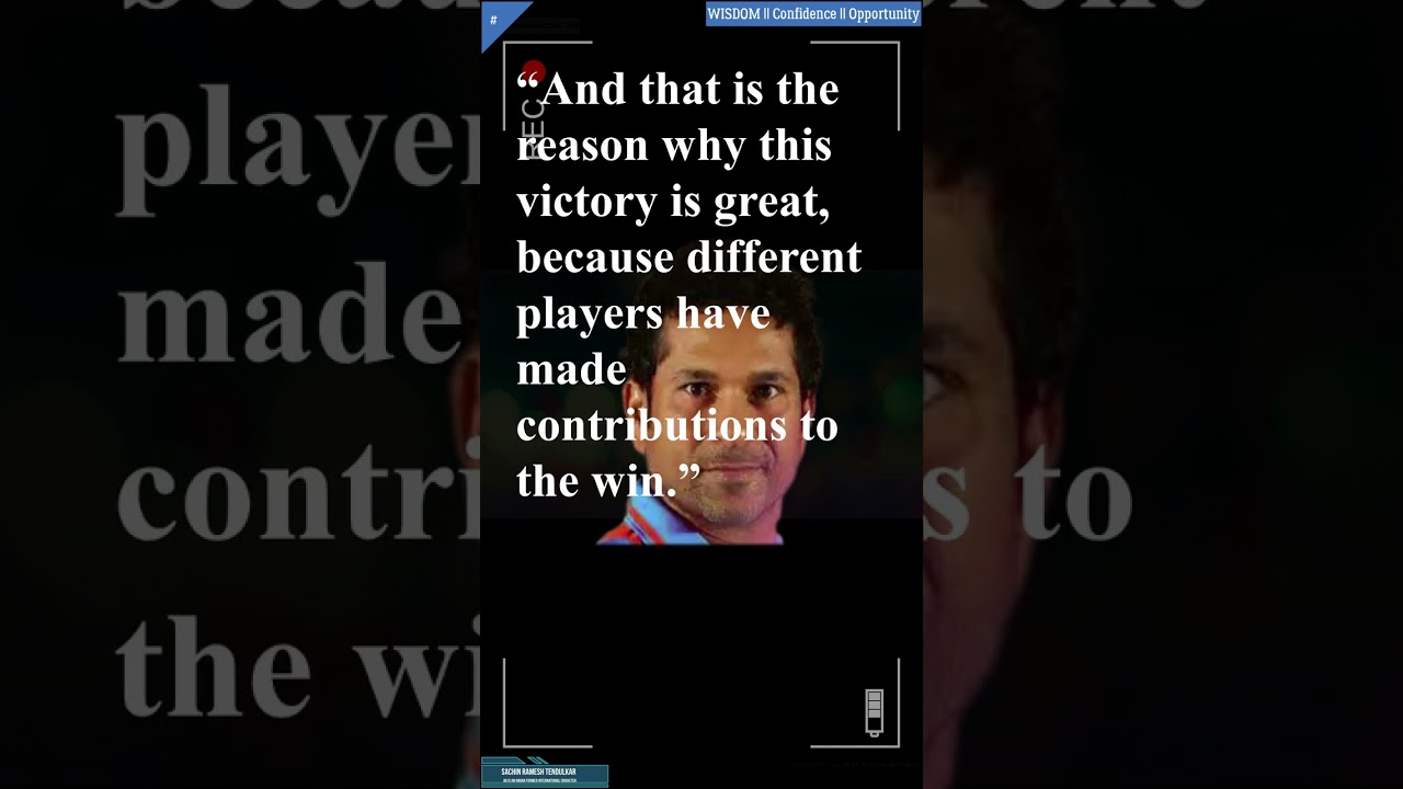 Top 42 Most Famous Sachin Tendulkar Quotes About Life That Will Make You Think 15 #quotes #shorts