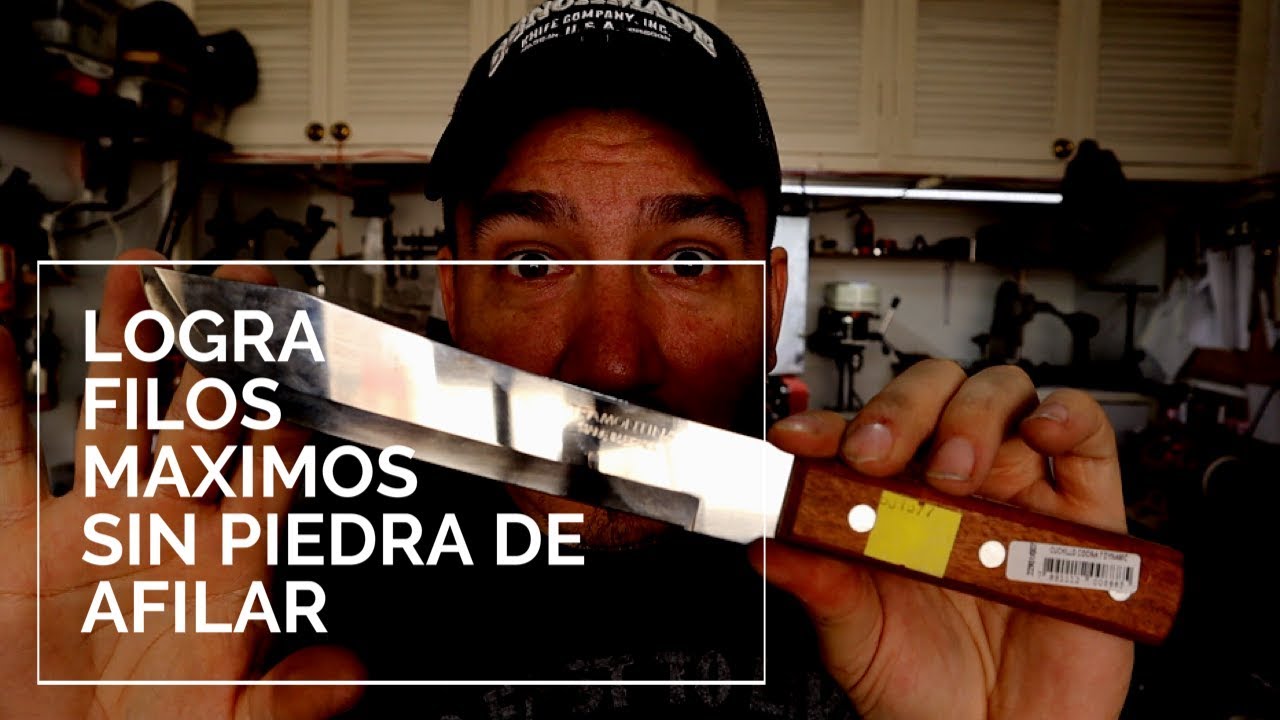 ✅ Cuchillos Obtén filo máximo sin PIEDRA de afilar ✅