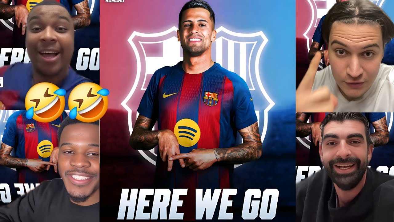 🚨JO&Atilde;O CANCELO FAIT SON 𝗥𝗘𝗧𝗢𝗨𝗥 AU BAR&Ccedil;A ! 🤩💙❤️ HERE WE GO !! 🤣R&Eacute;ACTIONS DES BARCELONAIS!!