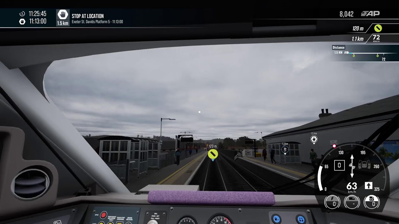 Driving the 1A80 10.13 Penzance to London paddington