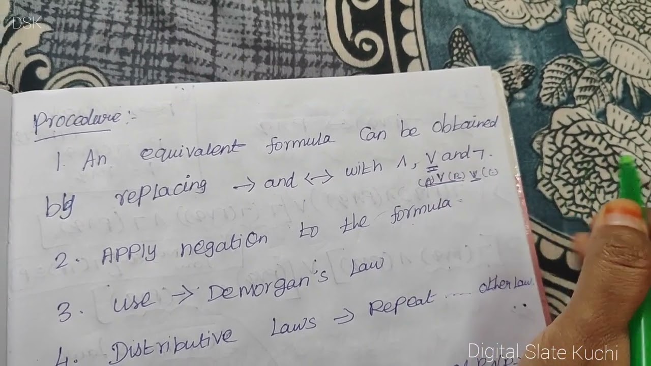 DNF Introduction//Steps//Example 1//Engineering Maths in Tamil Language