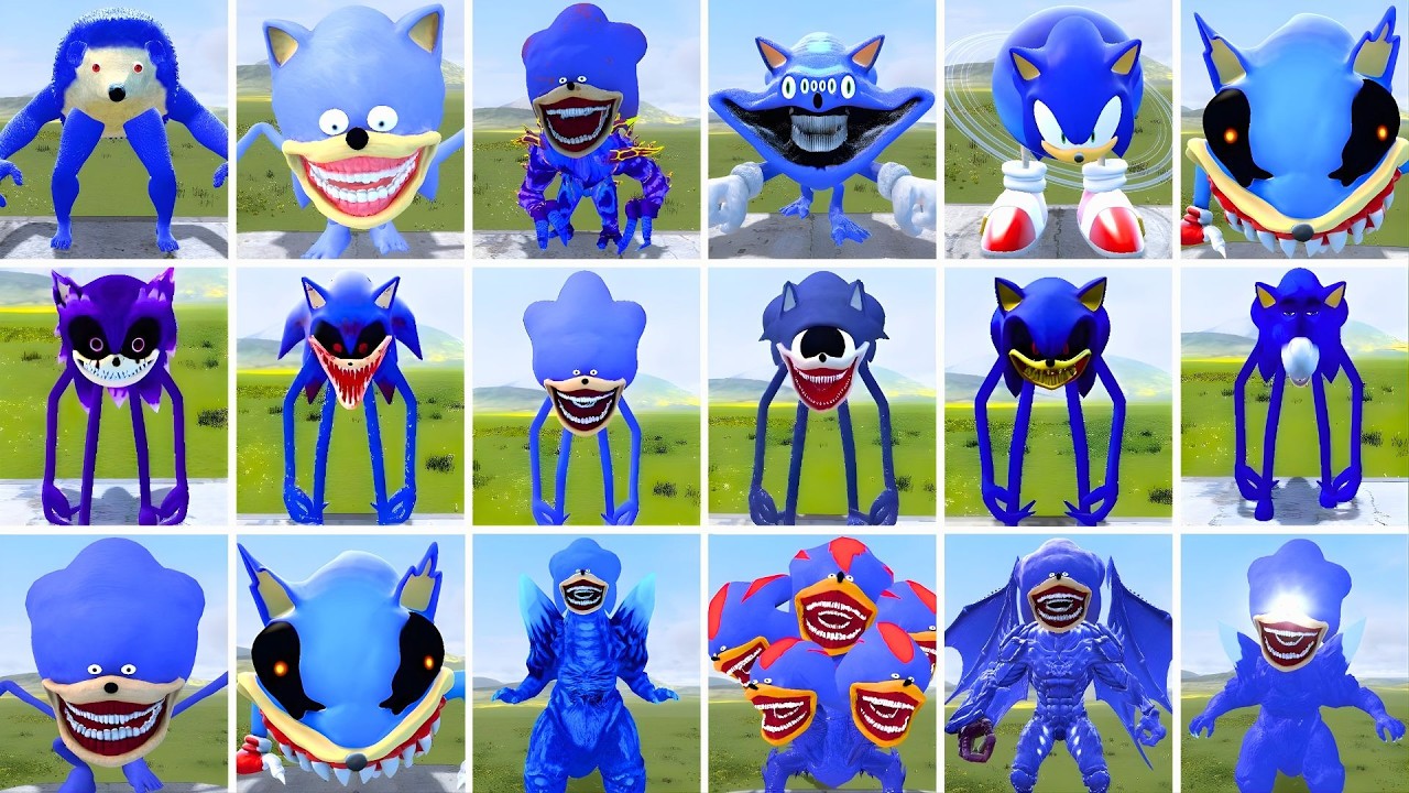 NEW EVOLUTION SPRUNKI SONIC EXE FALIMY VS ALL SONIC LOVE STORY In Garry's Mod!