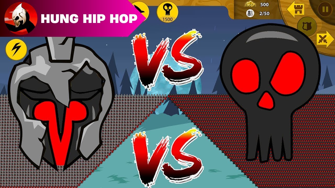 9999 STONE GIANT VS 9999 FINAL BOSS BLACK - STICK WAR LEGACY - HUNG HIP HOP