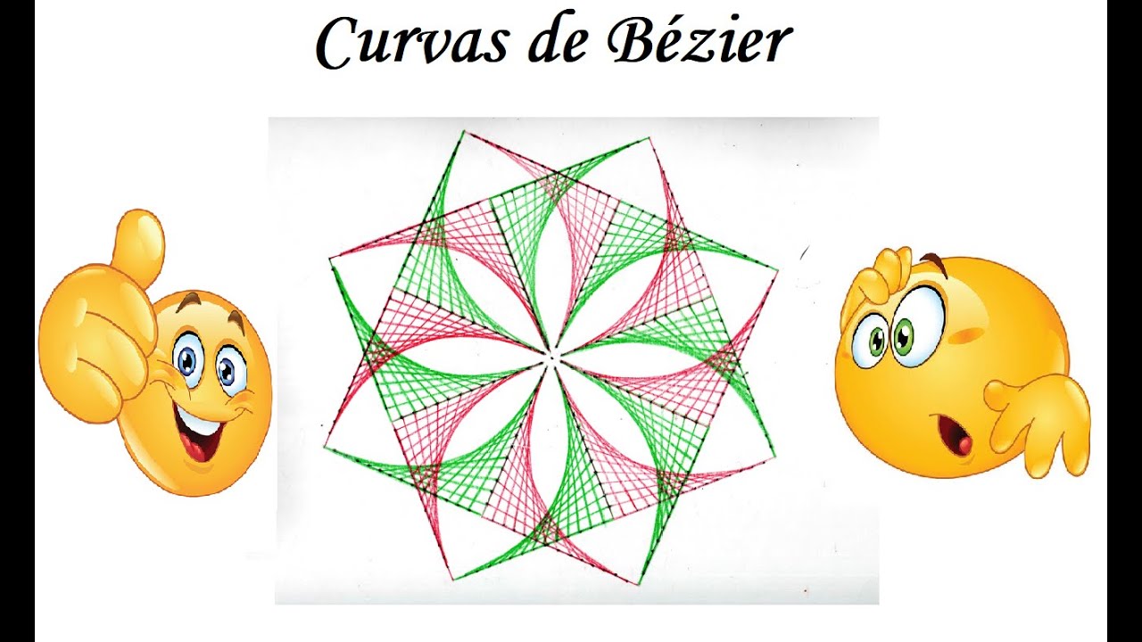 Curvas con líneas Rectas Curvas de Bézier 2