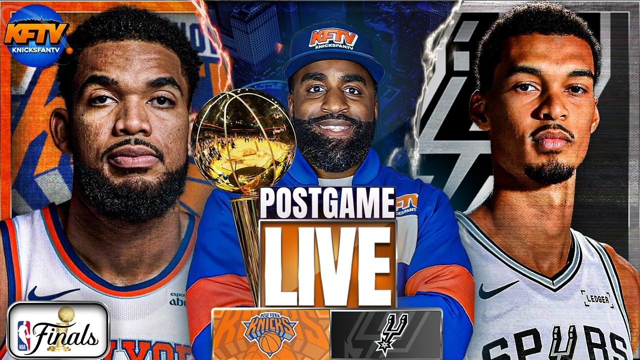 Knicks vs Spurs NBA Finals Game 2 Post Game Live | Live Calls & Reactions | Post Game Live EP 738