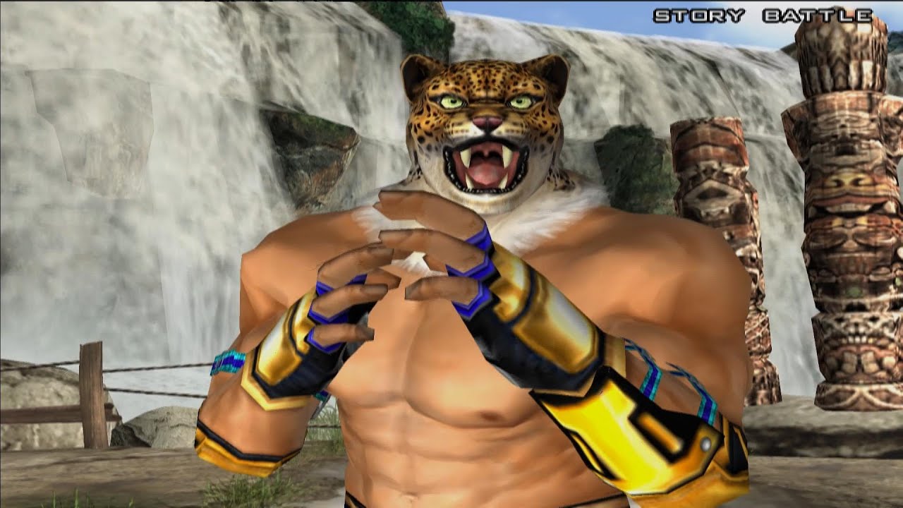 Tekken 5 - King - Сюжетный режим (PS2)