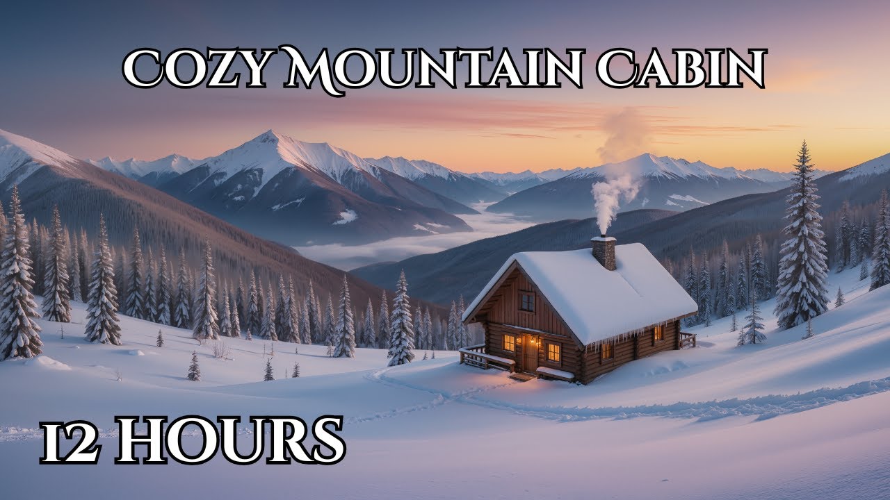 🗻 12 Hour - Cozy Cabin in the Mountains - Acoustic Guitar