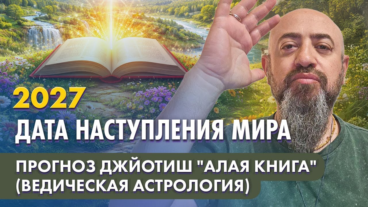 2027 - Дата наступления МИРА. Прогноз Джйотиш 