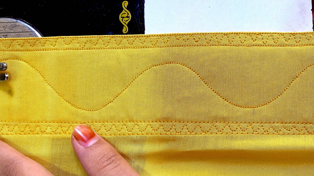 Simple Poucha Design | Best Mohri Poncha Design | Salvar Ki mohri Design | #realikra #sewing #ikra
