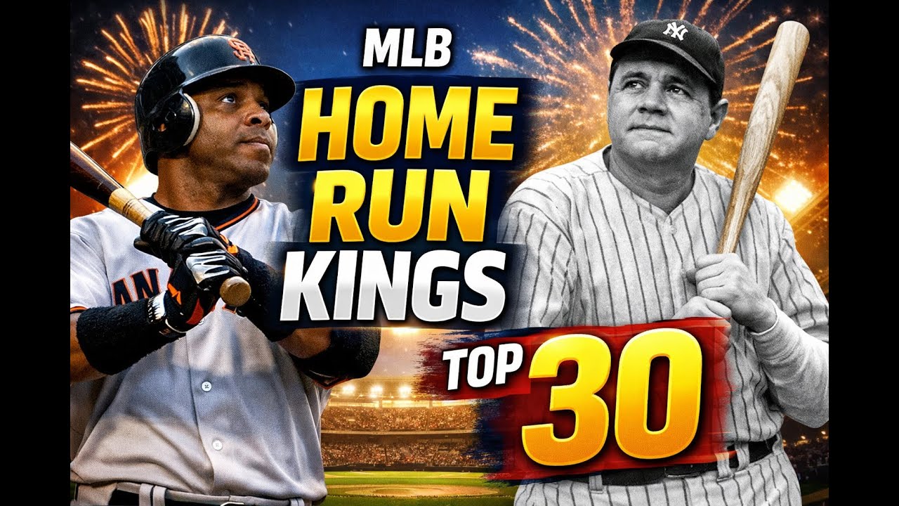 Top 30 MLB Career Home Run Leaders of All Time | Through the 2025 Season