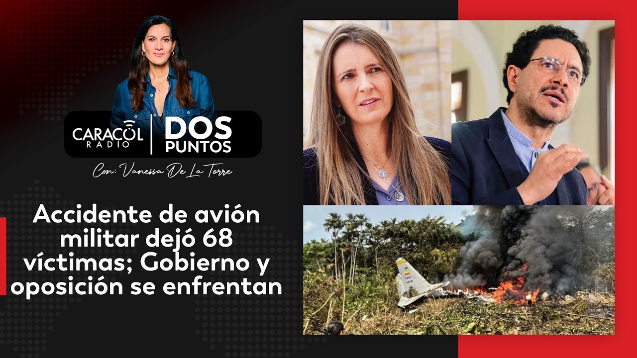EN VIVO: Accidente de avi&oacute;n militar dej&oacute; 68 v&iacute;ctimas; Gobierno y oposici&oacute;n se enfrentan | Dos Puntos