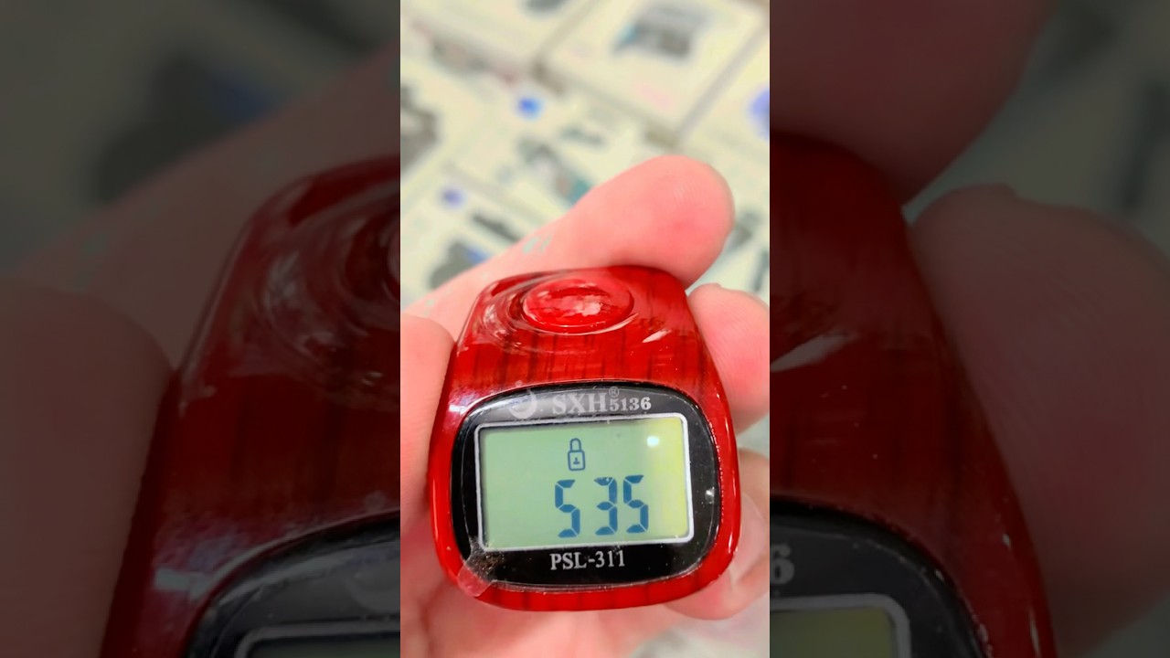 Multifunctional Digital Tasbeeh Counter Finger Tasbih #counter #tasbih #shorts #shortsfeed #digital
