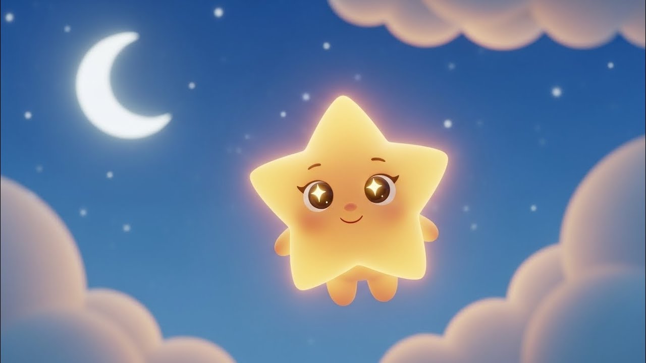 Twinkle Twinkle Little Star 🌙 | Soft Lullaby for Babies & Toddlers