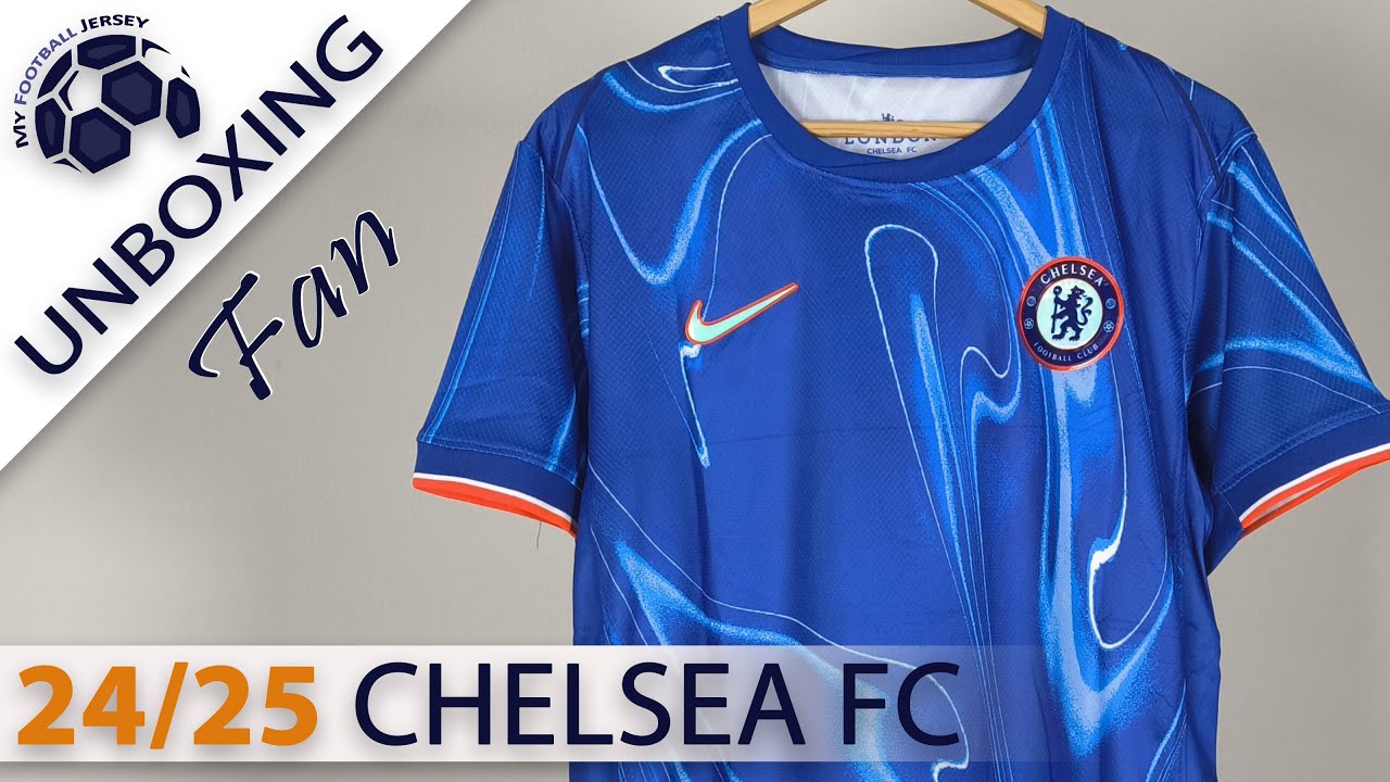 Chelsea FC Home Jersey (No Sponsor) 24/25 Enzo Fernandez (JJSport) Fan Version Unboxing Review
