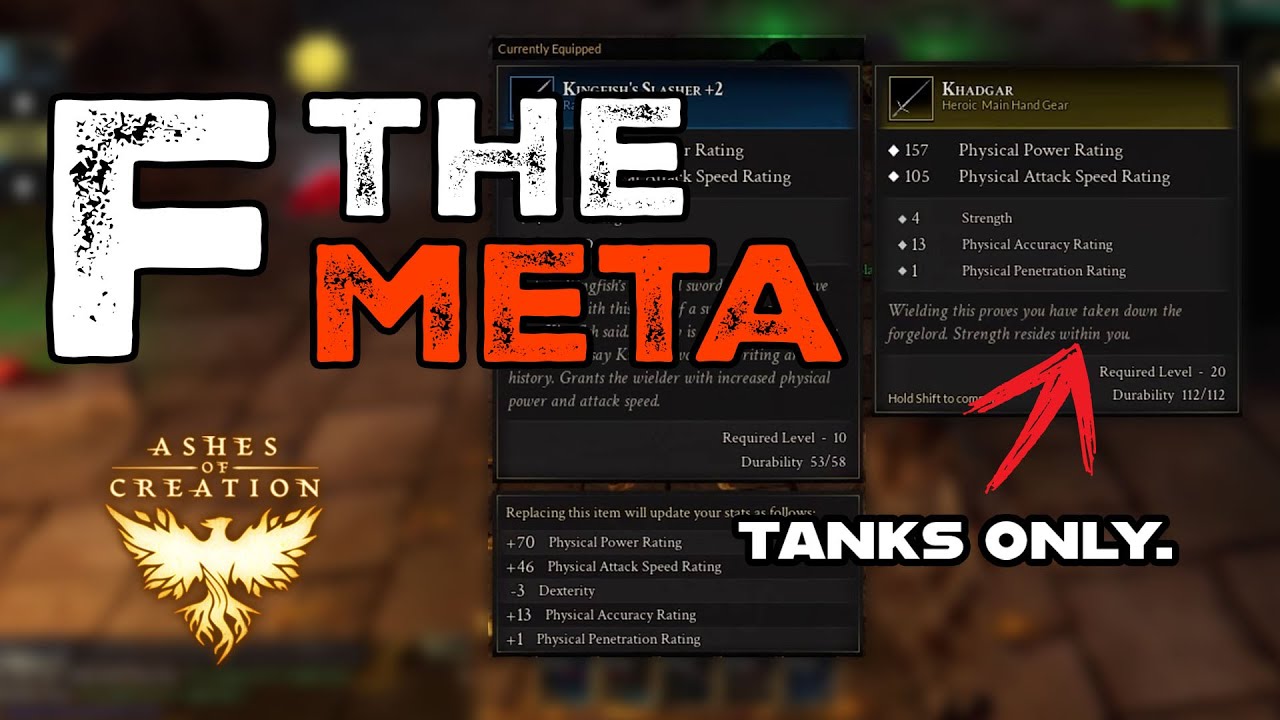 Build Diversity vs The META in Ashes of Creation