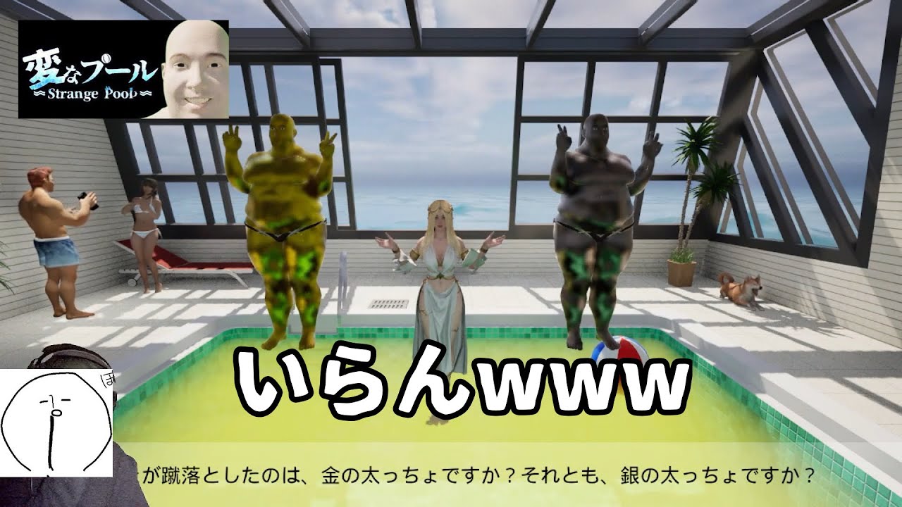 【変なプール】爆笑！例のプールで全異変回収