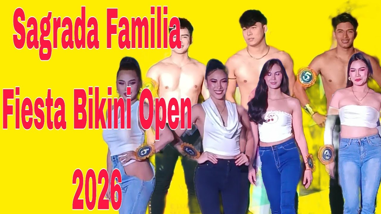 Jeans Outfit: Sagrada Familia Fiesta Bikini open