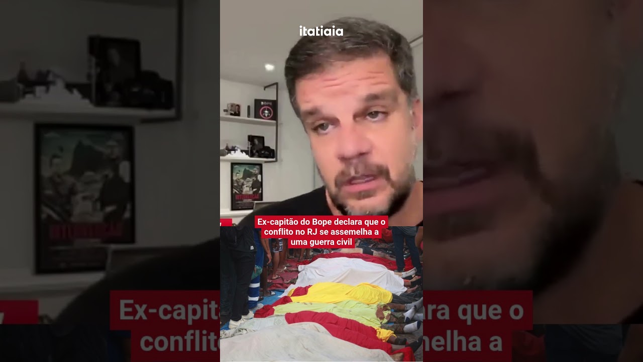 EX-CAPIT&Atilde;O DO BOPE DECLARA QUE O CONFLITO NO RJ SE ASSEMELHA A UMA GUERRA CIVIL
