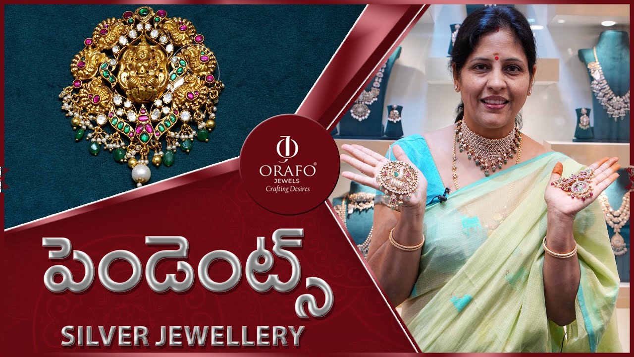 Beautiful Pendants Collection | Silver Jewellery | Orafo Jewels