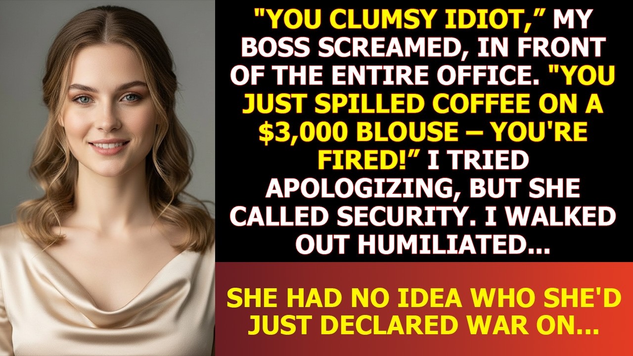 New Boss Threw Me Out For Spilling Coffee - She Had No Idea the Entire Team's Loyalty Was Mine...
