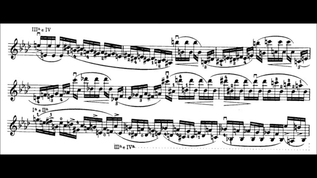 Niccol&ograve; Paganini - Caprice for Solo Violin, Op. 1 No. 12 (Sheet Music)