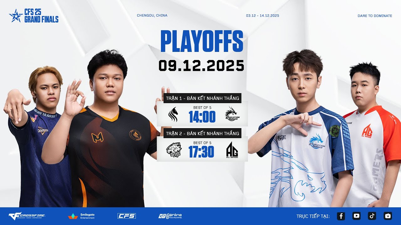 🔴STS x EP - EVOS x AG | CFS 2025 GRAND FINALS PLAYOFFS DAY 4