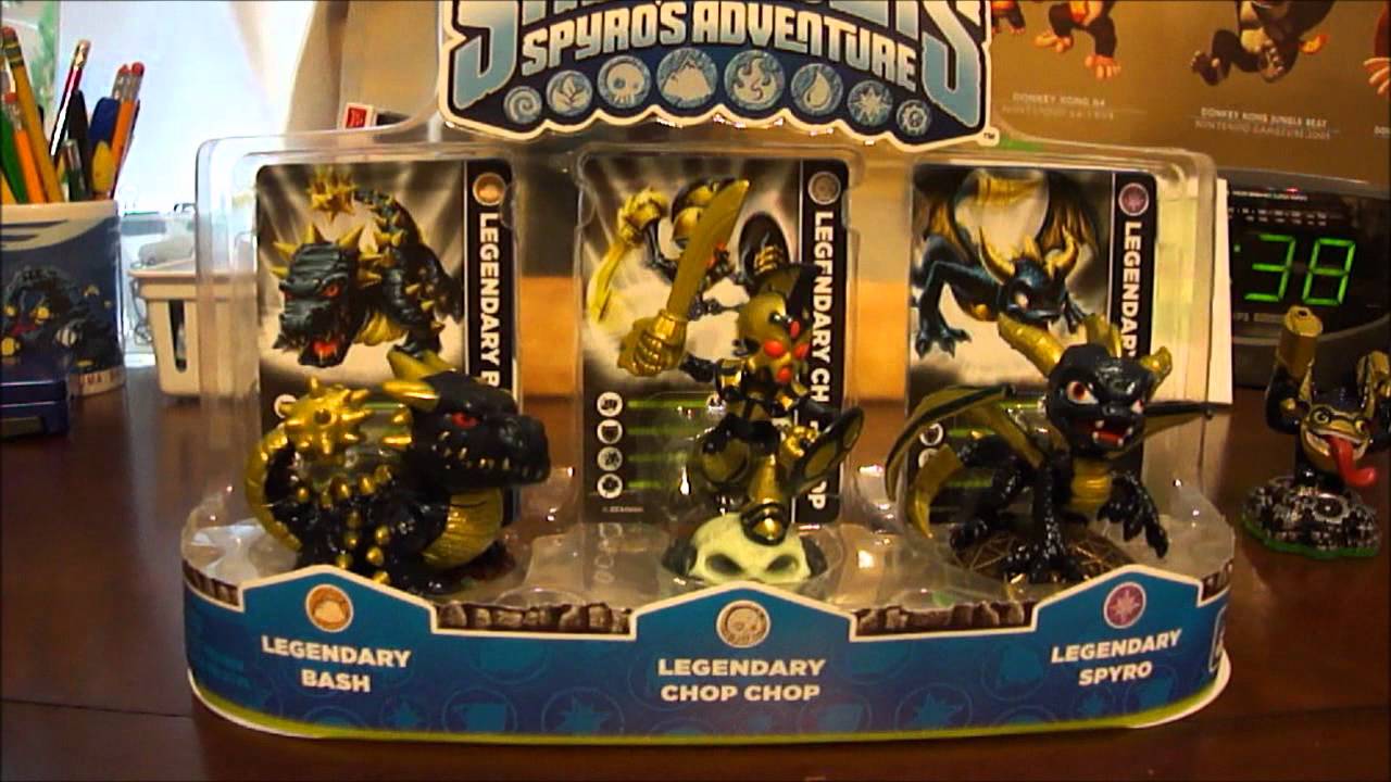 Skylanders: Unboxing Legendary 3 Pack and Legendary Trigger Happy